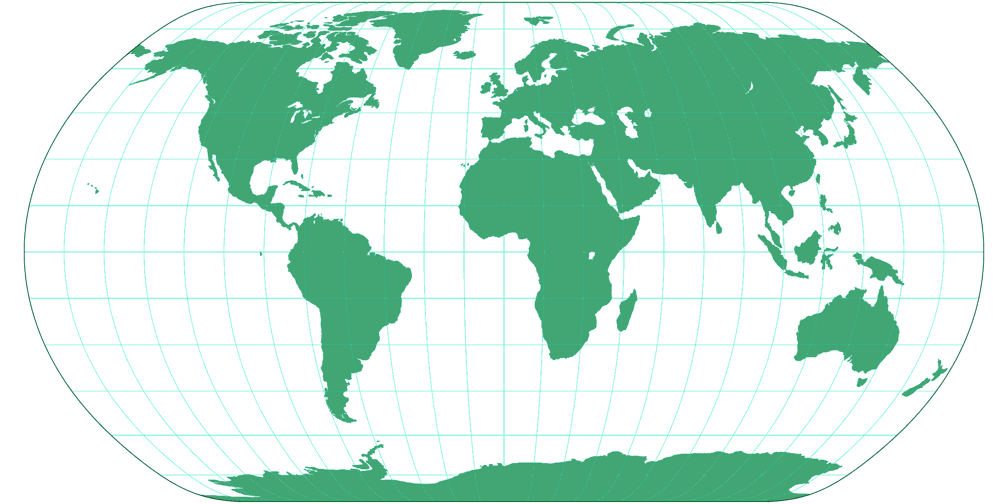 Natural Earth Umrisskarte