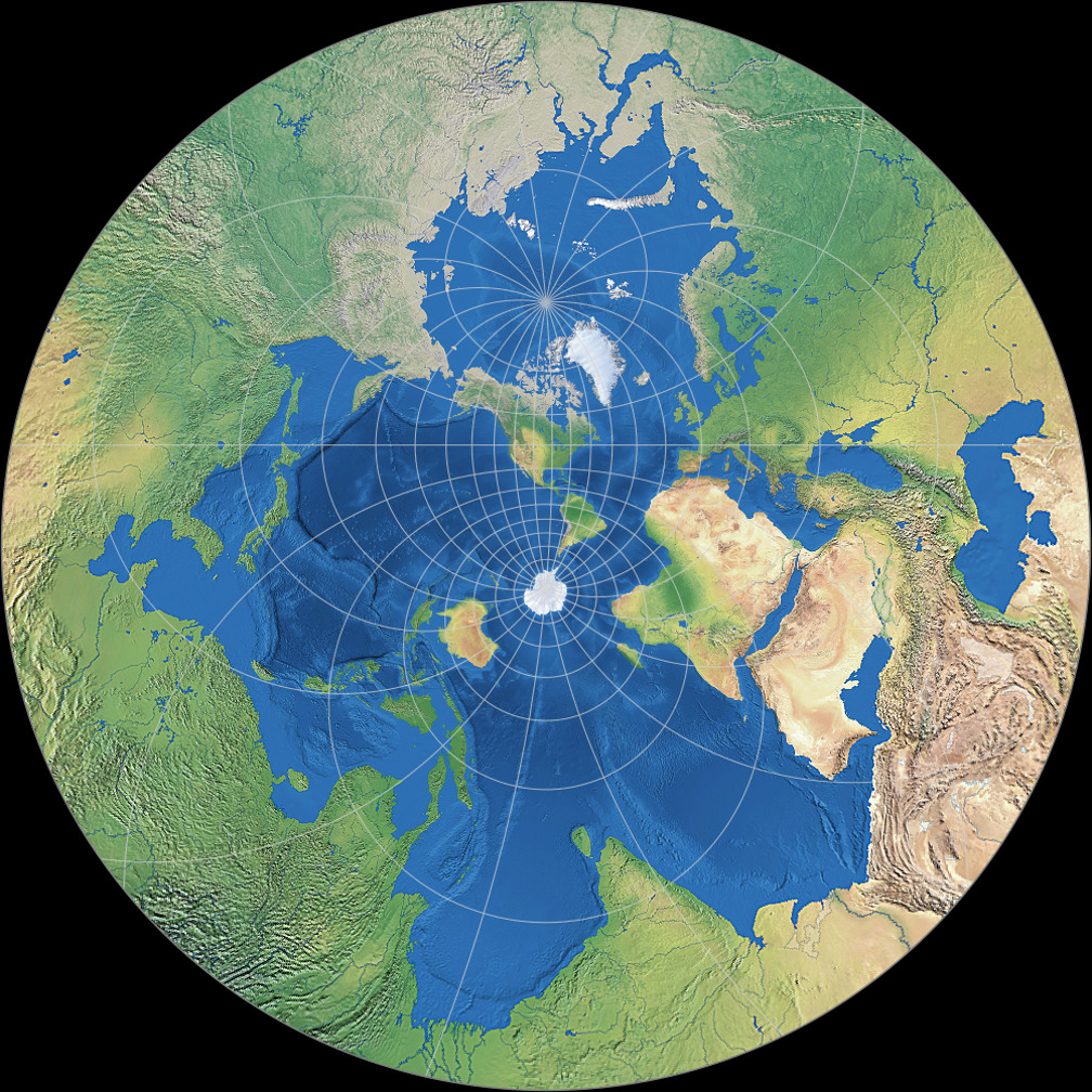 Spilhaus Stereographisch