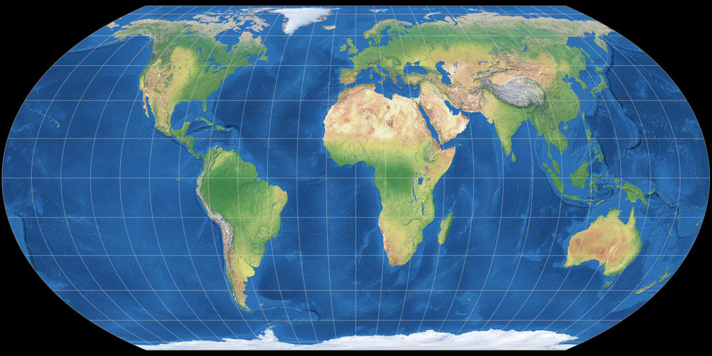 Equal Earth: Kartenprojektionen vergleichen