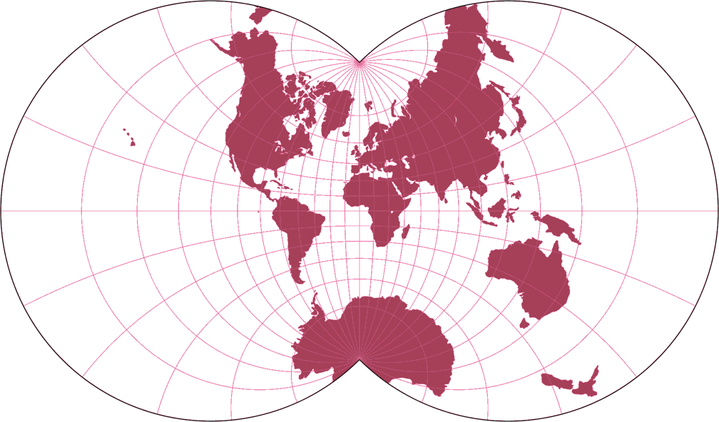 Lagrange (120°) Umrisskarte