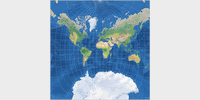 Adams konforme Erde in einem Quadrat I Vorschaubild