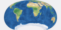 Raisz Armadillo (Südliche Hemisphäre) Vorschaubild