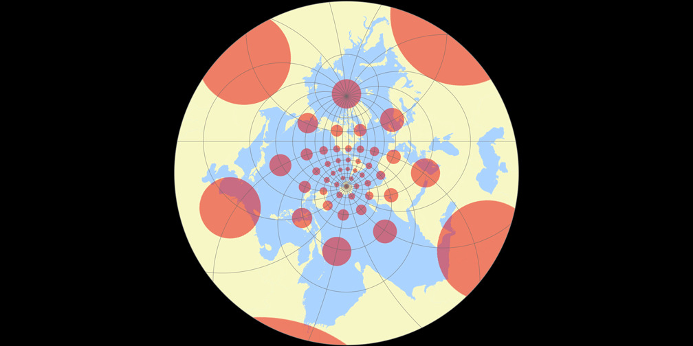 Spilhaus Stereographisch Tissotsche Indikatrix